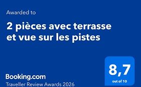2 pièces avec terrasse et vue sur les pistes
